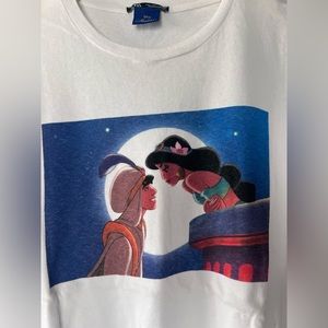 Zara Disney Aladdin & Jasmine Woman’s Tee Shirt Size L